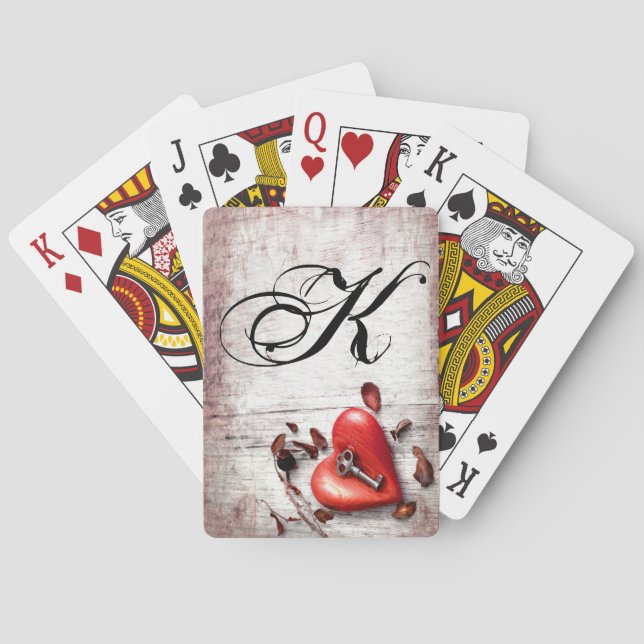 Personalisierte Kartenspiel Land Holz-Taste für me Spielkarten (Rückseite)