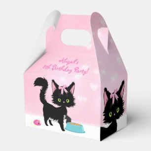 Personalisierte Katze Rosa und Weiße Kätzchen Gebu Geschenkschachtel