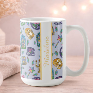 Personalisierte Katzen Beauty and the Beast Buch M Kaffeetasse