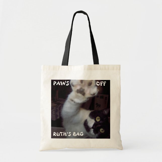 Personalisierte Katzen-Tasche Tragetasche (Vorne)