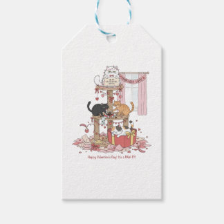 Personalisierte Katzen-Valentinstag-Geschenkanhäng Geschenkanhänger
