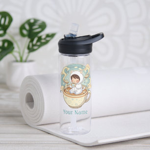 Personalisierte Katzen-Wasserflasche für Studenten Trinkflasche