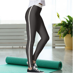 Personalisierte Katzenmutter in tiefem Charcoal-Wa Leggings