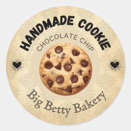 Personalisierte Keksmarken mit individueller Schok Runder Aufkleber