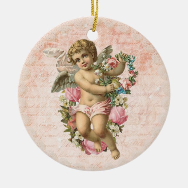 Personalisierte Keramik für das eigene Foto Ornament (Vorne)