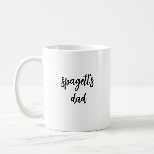 Personalisierte Keramik Kaffeetasse (Links)