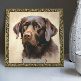 Personalisierte Keramik mit Portrait Ihres Hauses Fliese