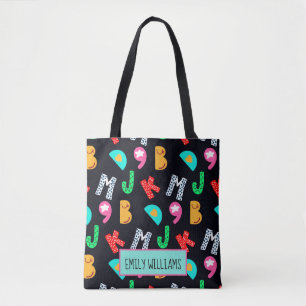 Personalisierte Kid's Alphabets Tote Bag