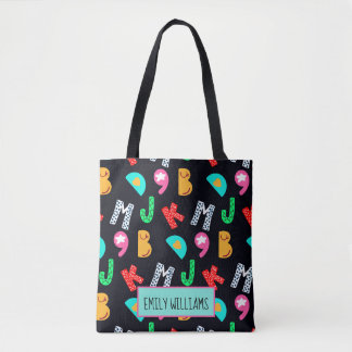 Personalisierte Kid's Alphabets Tote Bag