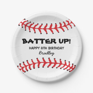 PERSONALISIERTE KIDS BASEBALL BIRTHDAY TELLER