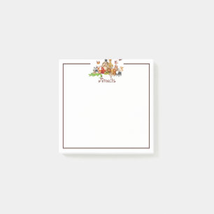 Personalisierte Kidtiere Post-it Klebezettel