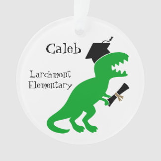 Personalisierte Kinder-Abschlussfeier-Dinosaurier Ornament