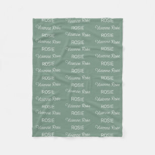 Personalisierte Kinder Fleecedecke