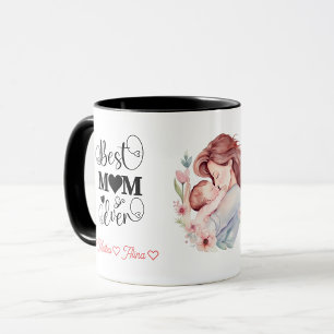 Personalisierte Kinder nennen Mama am besten Kaffe Tasse