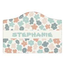 Personalisierte Kinder Schlafzimmersignatur - Blum