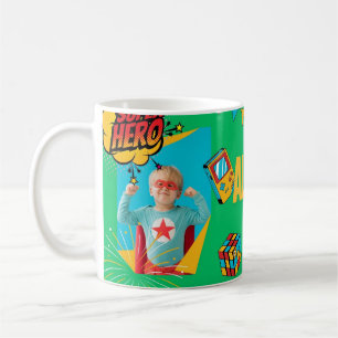"Personalisierte Kinder Tasse - Design des Superhe