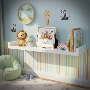 Personalisierte Kinder-Tiere Fotoplatte