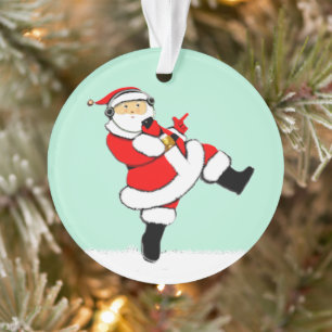 Personalisierte Kinder Weihnachtsmann Ornament