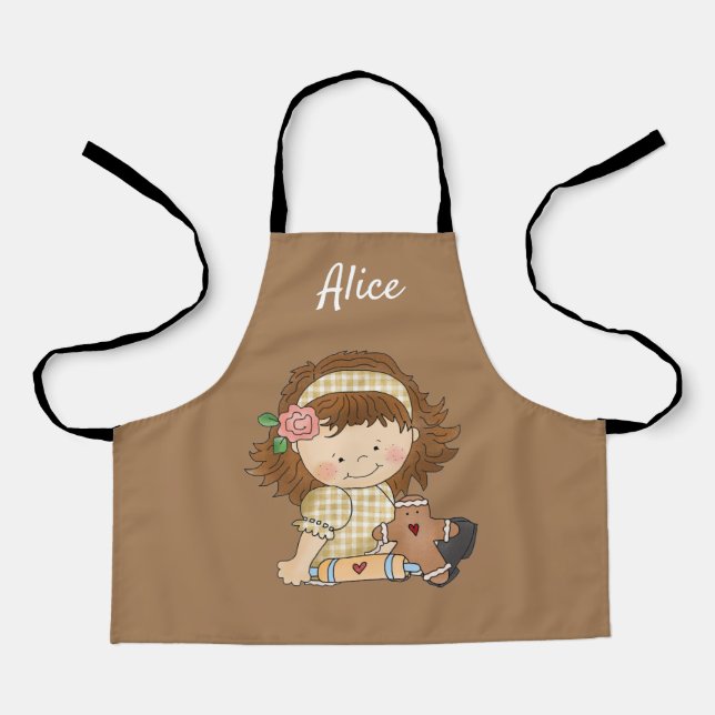 Personalisierte Kinderartikel  Schürze (Vorderseite)