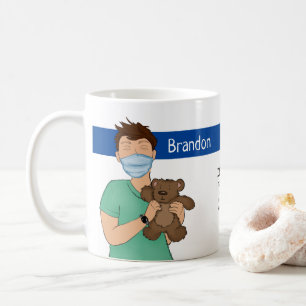 Personalisierte Kinderkrankenpfleger Kaffeetasse