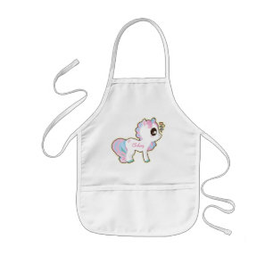 Personalisierte KinderSchürze/-Unicorn Kinderschürze