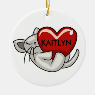 Personalisierte Kinderverzierung Keramik Ornament