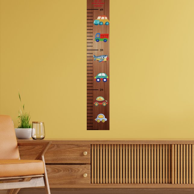 ,Personalisierte Kinderzimmer-Wall-Growth Chart Poster (Wohnzimmer 2)