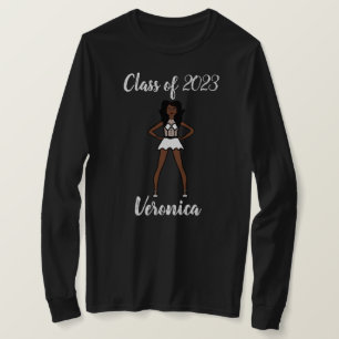 Personalisierte Klasse 2023 Majorette Shirt Wh