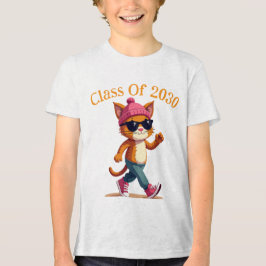 Personalisierte Klasse von 2030 Tri-Blend Shirt