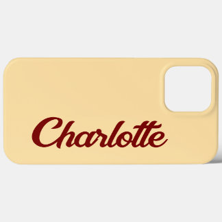 Personalisierte klassische elegante Monogramm Beig Case-Mate iPhone Hülle