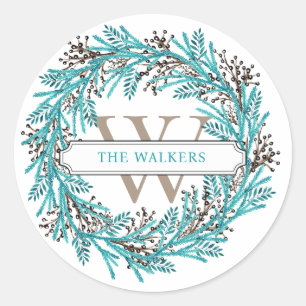 Personalisierte klassische Round-Stickers Runder Aufkleber