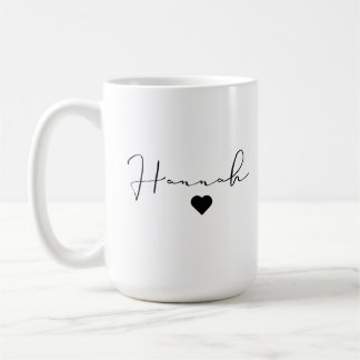 Personalisierte klassische Tasse, individuelle Nam Kaffeetasse