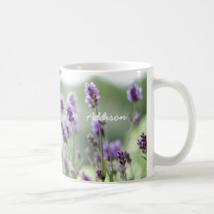 Personalisierte klassische Tasse mit Lavendel