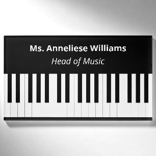 Personalisierte Klaviertasten Keyboard-Musiker Namenschild