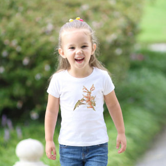 Personalisierte kleine Bestäuber Süße Kolibri Kleinkind T-shirt