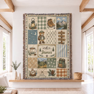 Personalisierte kleine Forscher-Webdecke  Decke