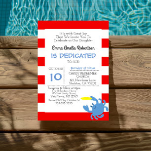 Personalisierte kleine Taufe Einladung