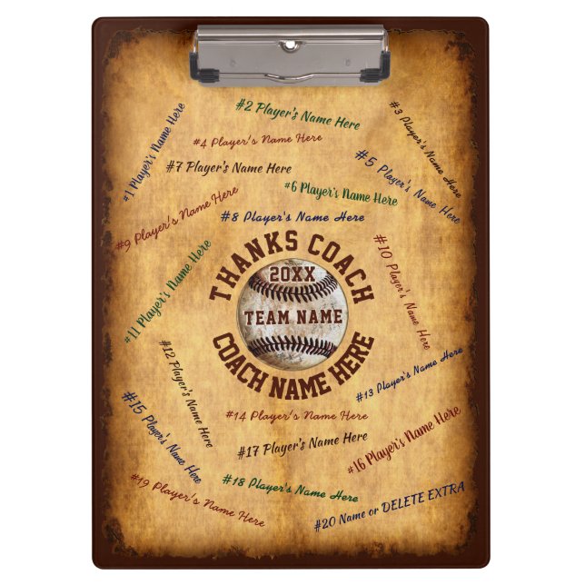 Personalisierte Klemmbrett (Vorderseite)