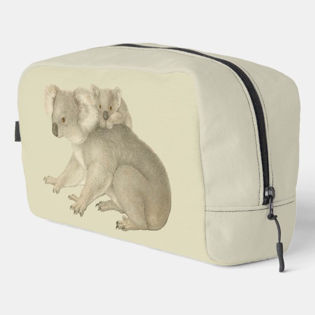 Personalisierte Koala Design Toilettenbeutel Waschbeutel (Rechte Ecke)