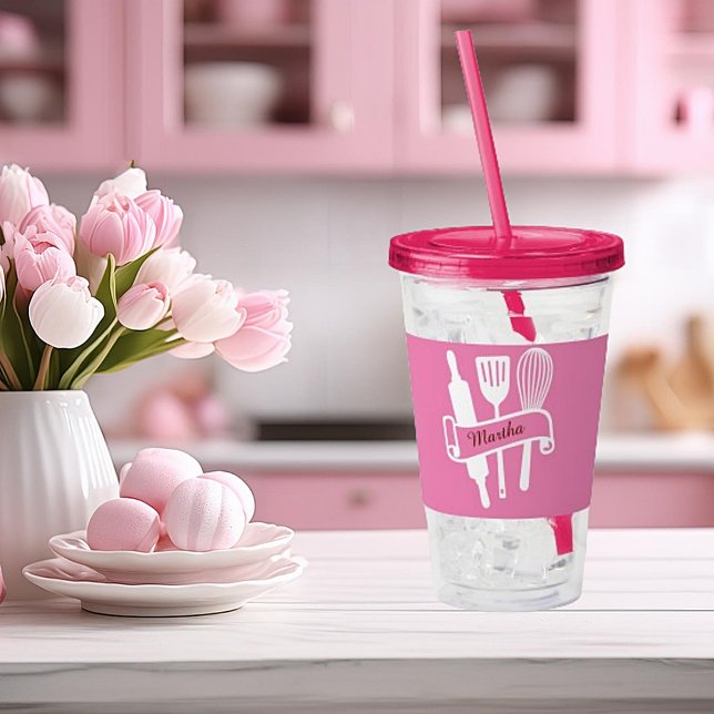 Personalisierte Kochkunst Acryltrinkbecher (Von Creator hochgeladen)