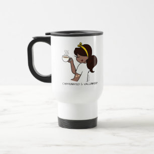 Personalisierte koffeinierte und geimpfte Kaffee-T Reisebecher