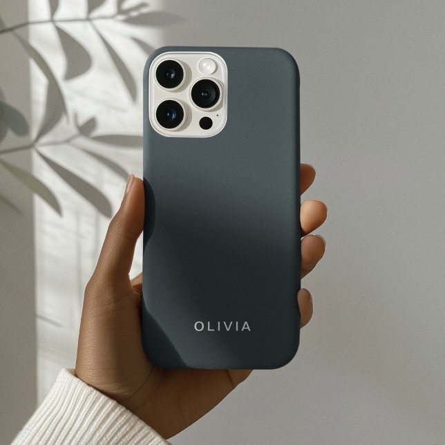 "Personalisierte Kohle Blue Custom Case-Mate iPhone Hülle (Von Creator hochgeladen)