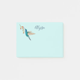 Personalisierte Kolibri-Noten Post-it Klebezettel