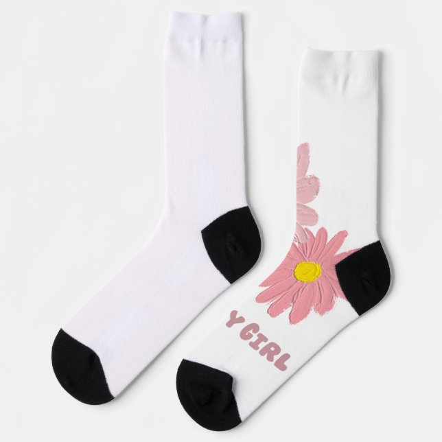 Personalisierte komfortable Alltagsbekleidung Socken (Linkes Detail)