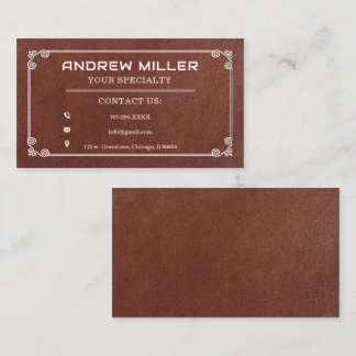 Personalisierte Kontaktkarten Visitenkarte