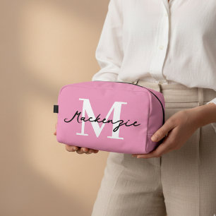 Personalisierte Kosmetiktasche Rosa Geschenk für M Waschbeutel