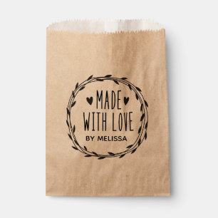 Personalisierte Kraft aus Liebe Geschenktütchen