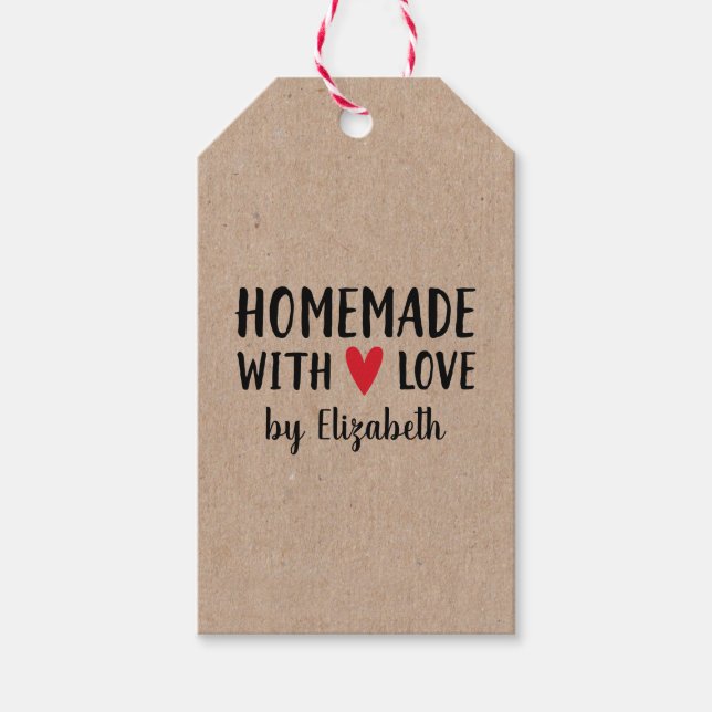 Personalisierte Kraft-Hütte mit Liebe Geschenkanhänger (Vorderseite)