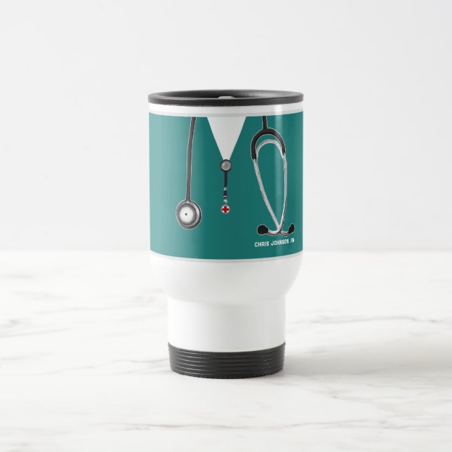 Personalisierte Krankenpflege Reisebecher (Mittel)