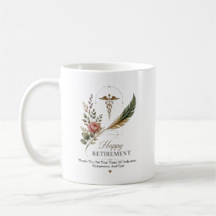 Personalisierte Krankenpfleger-Ruhestandsjahre der Kaffeetasse
